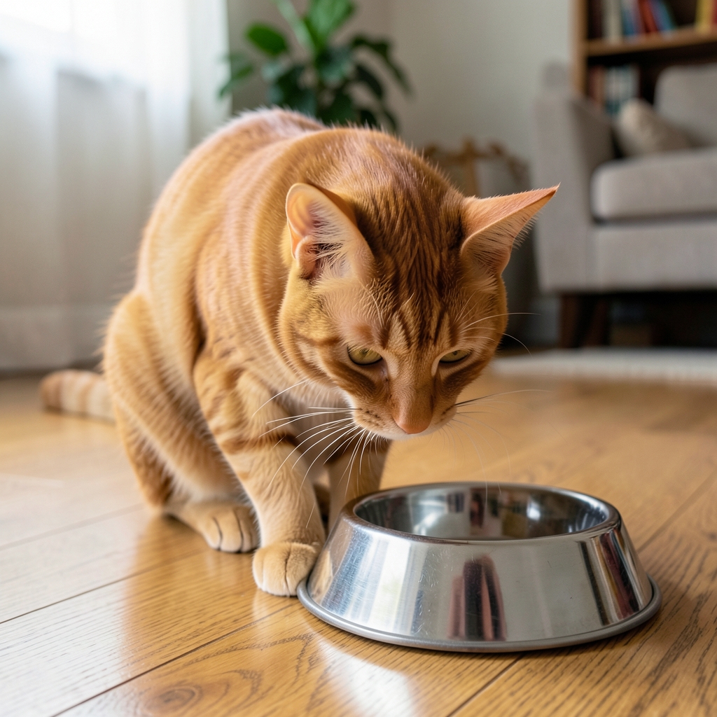 Tifanso 5.6" Stainless Steel Whisker Friendly Cat Food
